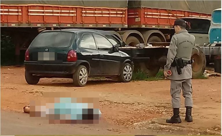 HOMEM É ASSASSINADO A TIROS EM CAMPO ALEGRE DE GOIÁS NO FINAL DA MANHÃ DESTA SEGUNDA-FEIRA (25/02)