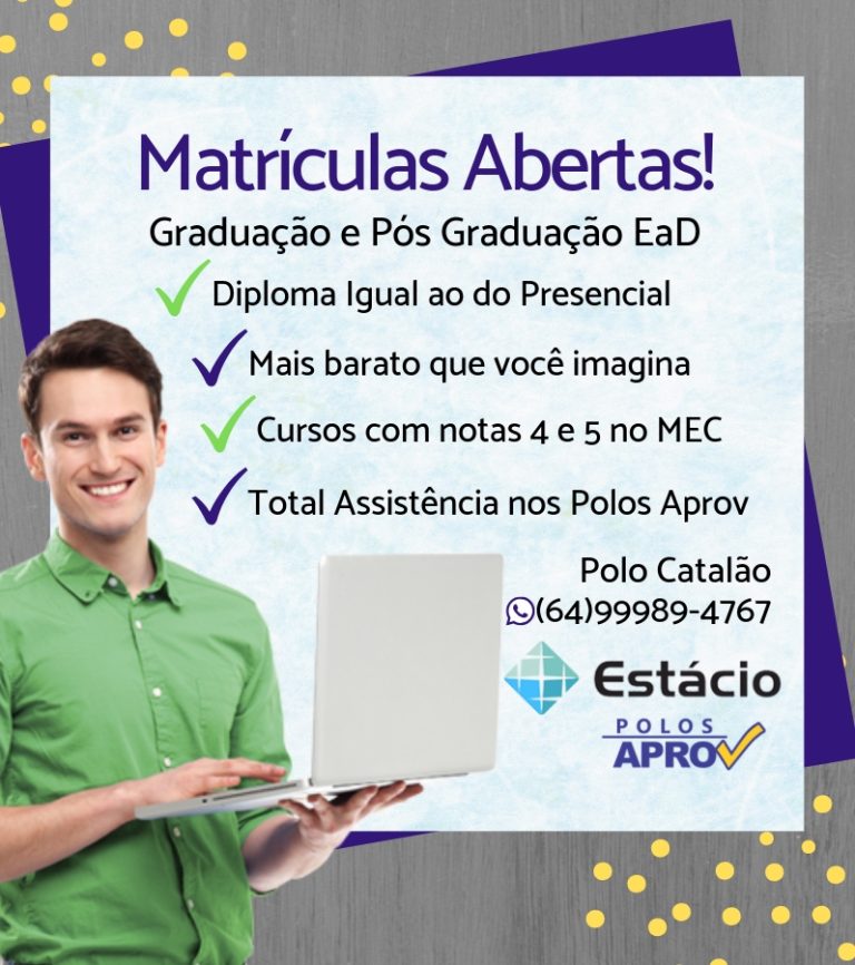 VENHA PARA A ESTÁCIO VOCÊ TAMBÉM!