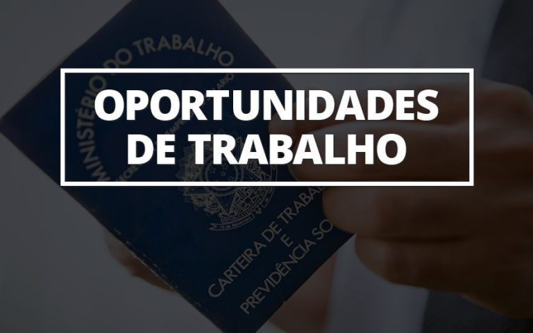 OPORTUNIDADES DE EMPREGO: VAGAS DISPONÍVEIS PELA INTEGRAR RECURSOS HUMANOS