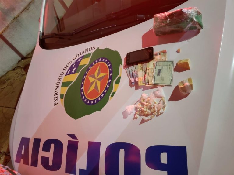 PM DE CATALÃO APREENDE EM FLAGRANTE MENORES DR IDADE POR TRÁFICO DE DROGAS