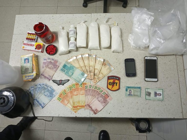 POLÍCIA MILITAR DE CATALÃO PRENDE CASAL COM 1 KG DE COCAÍNA; VEJA TAMBÉM AS DEMAIS OCORRÊNCIAS REGISTRAS NO FINAL DE SEMANA