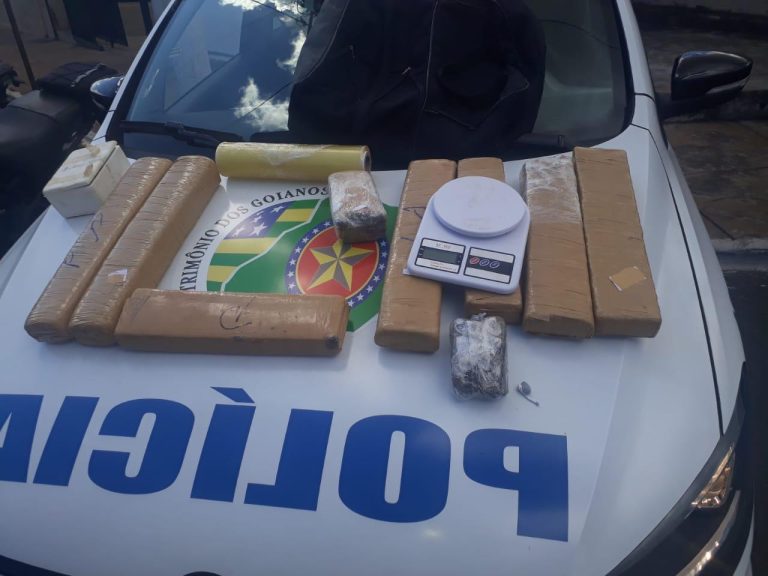 PM DE CATALÃO APREENDE QUASE 8 QUILOS DE MACONHA; VEJA TAMBÉM AS PRINCIPAIS OCORRÊNCIAS DA SEMANA