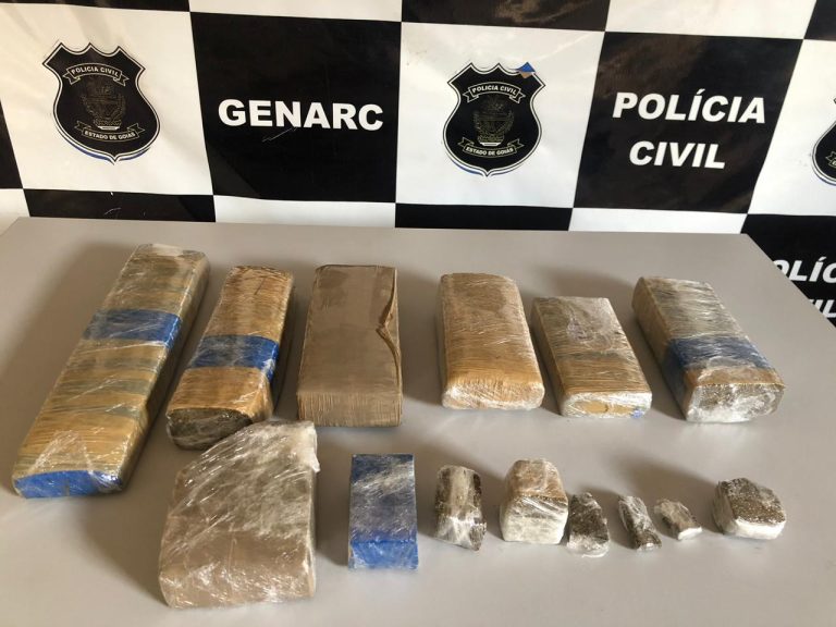 HOMEM DE 29 ANOS É PRESO EM CATALÃO COM 4 QUILOS DE MACONHA