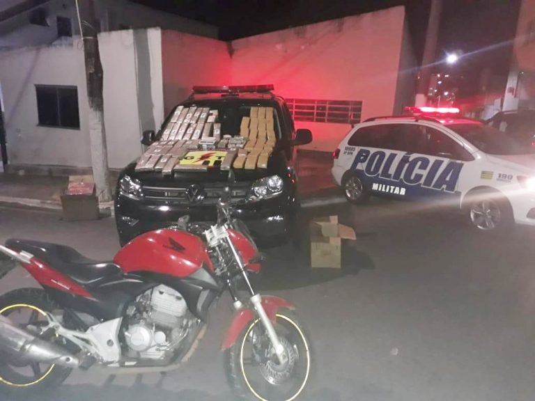 PM DE CATALÃO APREENDE 47 KG DE MACONHA EM OPERAÇÃO; DUAS PESSOAS FORAM PRESAS