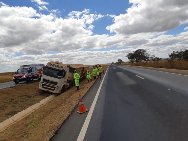 CAMINHONEIRO BÊBADO É PRESO APÓS TRAFEGAR 10 KM NA CONTRAMÃO DA BR -050