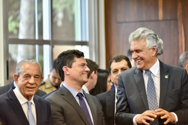 MORO, EM GOIÂNIA: “TEMOS VISTO O EMPENHO DO GOVERNO DE GOIÁS EM COMBATER A CRIMINALIDADE E OS EXCELENTES RESULTADOS”