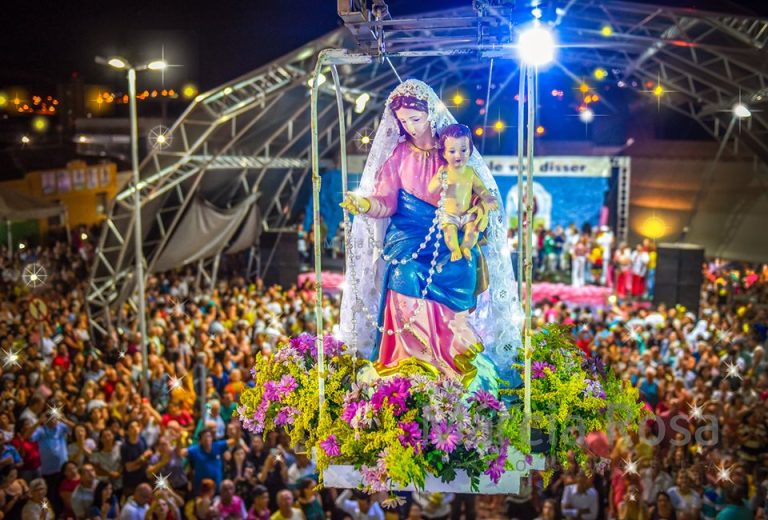 ALVORADA NESTA MADRUGADA, MARCA O INÍCIO DA 143ª FESTA EM LOUVOR A NOSSA SENHORA DO ROSÁRIO; VEJA A PROGRAMAÇÃO COMPLETA DA PARTE RELIGIOSA