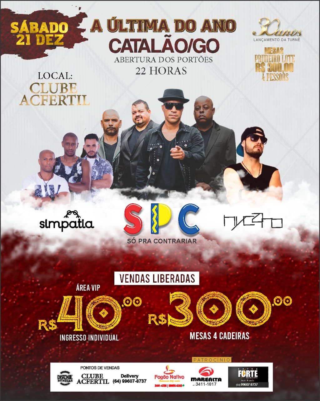 ÚLTIMO SHOW DO ANO: SÓ PRA CONTRARIAR (SPC) SE APRESENTA EM CATALÃO NO DIA  21 DE DEZEMBRO – Blog do Badiinho