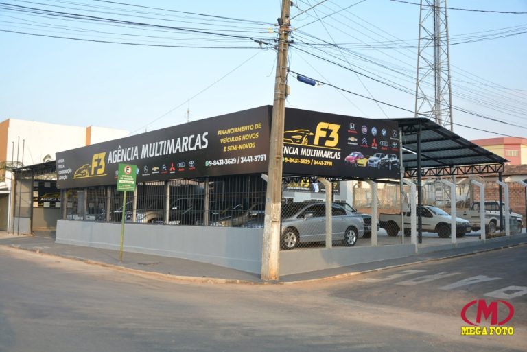 F3 AGÊNCIA MULTIMARCAS CHEGOU EM CATALÃO PARA FACILITAR A VENDA, TROCA E FINANCIMENTO DE VEÍCULOS