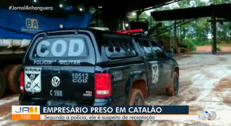 IMPRENSA DE GOIÂNIA DESTACA PRISÃO DE EMPRESÁRIO POR RECEPTAÇÃO DE CARGA DE FERTILIZANTES; MOTORISTAS DE TRANSPORTADORAS ESTÃO ENVOLVIDOS NO ESQUEMA