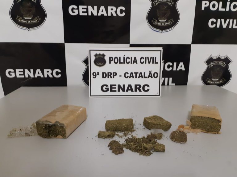 GENARC PRENDEU DOIS TRAFICANTES DURANTE TRANSAÇÃO DE DROGAS NA VILA MUTIRÃO, EM CATALÃO