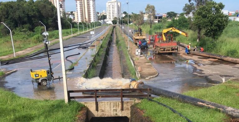 TEMPORAL EM CATALÃO: AVENIDA RAULINA (CÓRREGO PIRAPITINGA) ESTÁ LIBERADA; “NO MOMENTO, O RISCO É ZERO”, AFIRMA SECRETÁRIO DE OBRAS