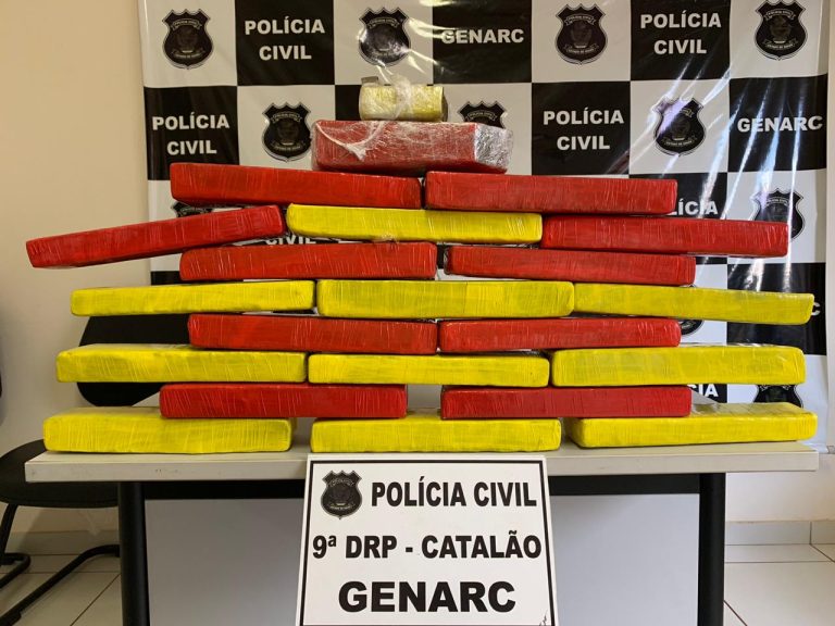 MAIS DE 20 KG DE MACONHA FORAM APREENDIDOS, EM CATALÃO