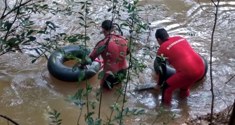 NO SÁBADO DE CARNAVAL, CORPO DE BOMBEIROS ENCONTROU CORPO DE IDOSO NO RIO VERÍSSIMO; HOMEM ESTAVA DE HÁ CERCA DE UMA SEMANA