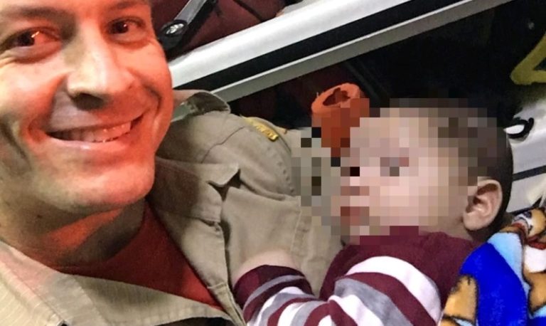 GOIÂNIA:  BEBÊ DE CINCO MESES FOI ENCONTRADO ABANDONADO ENROLADO EM UMA MANTA, MAS MOLHADO PELA CHUVA