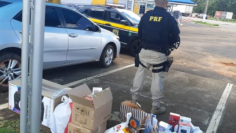 FUNCIONÁRIO PÚBLICO DE BRASÍLIA-DF, TEVE CARRO E MERCADORIAS DO PARAGUAI APREENDIDOS PELA PRF DE CATALÃO