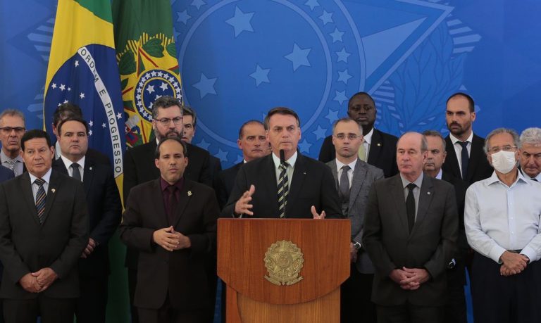 BOLSONARO DIZ QUE NÃO HOUVE INTERVENÇÃO POLÍTICA NA POLÍCIA FEDERAL; PRESIDENTE CONCEDEU COLETIVA PARA FALAR SOBRE A DEMISSÃO DE SÉRGIO MORO