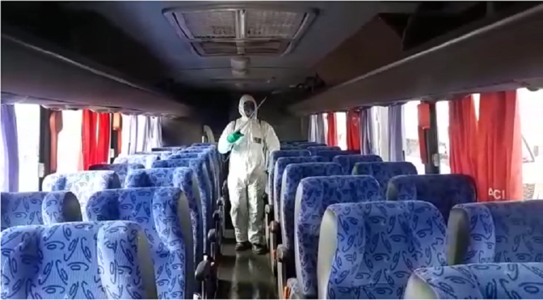 EMPRESA DE TRANSPORTE PÚBLICO DE CATALÃO ESTÁ FAZENDO HIGIENIZAÇÃO DOS ÔNIBUS E ADOTOU PLANO DE CONTENÇÃO; CIRCULAÇÃO VOLTOU NA ÚLTIMA SEXTA-FEIRA (24)