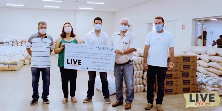 LIVE SOLIDÁRIA ORGANIZADA POR RODRIGON MARGON, ARRECADOU QUASE R$ 19 MIL REAIS E TONELADAS DE ALIMENTOS; IMPRENSA TAMBÉM REALIZARÁ LIVE NO PRÓXIMO DIA 20