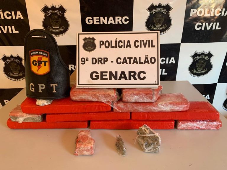 EM CATALÃO, HOMEM DE 45 ANOS DE É PRESO COM 6 QUILOS DE MACONHA