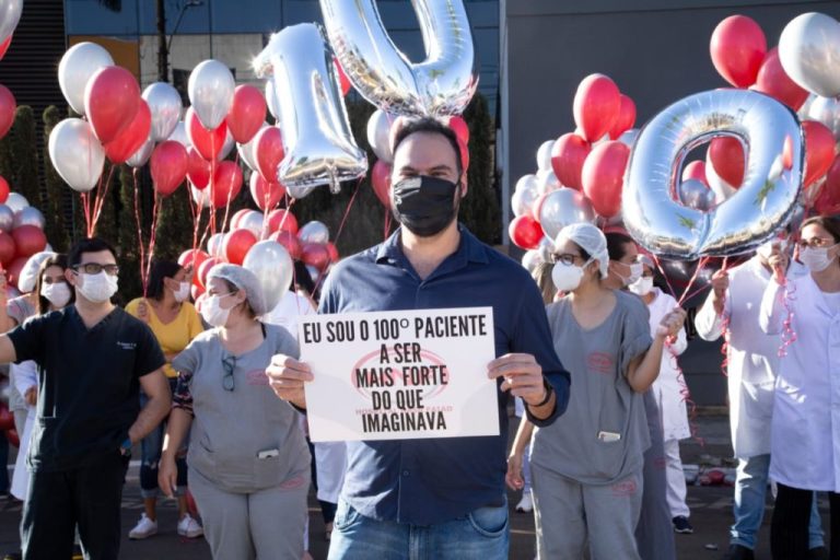 HOSPITAL NASR FAIAD COMEMORA A 100ª ALTA DA UTI COVID EXCLUSIVA