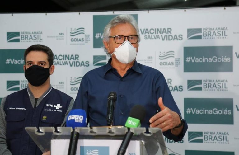 GOVERNO DE GOIÁS RECEBE REMESSA COM 187.750 DOSES DE VACINA