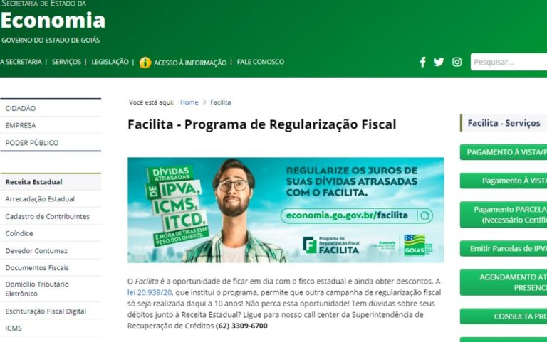 PROGRAMA FACILITA: REGULARIZAÇÃO DE DÉBITOS DE ICMS, IPVA E ICD É PRORROGADA POR MAIS 30 DIAS