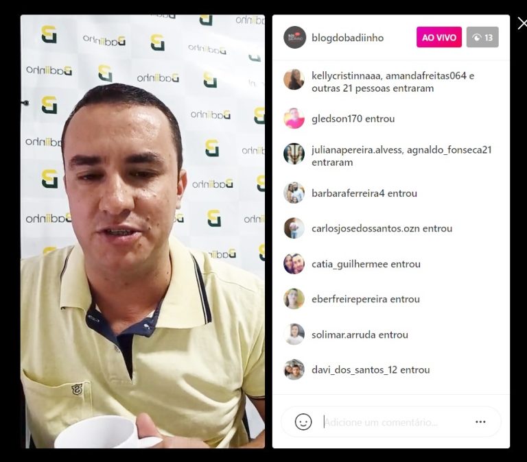 BADIINHO ENTREVISTA: CONFIRA COMO FOI O BATE-PAPO COM O PROFESSOR MARCELO ALCÂNTARA NO INSTAGRAM