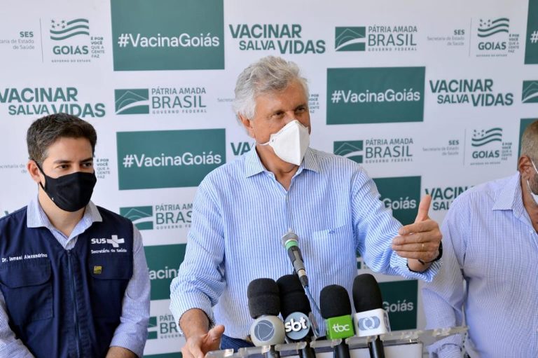 GOVERNO DE GOIÁS RECEBE MAIS 32,2 MIL DOSES DA CORONAVAC E ESTADO DE GOIÁS ATINGE 1 MILHÃO DE VACINADOS COM A 1ª DOSE CONTRA COVID-19