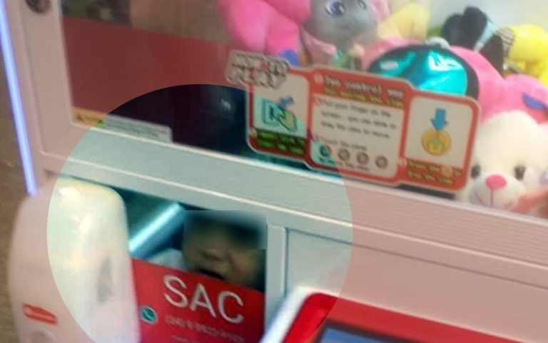 CRIANÇA DE 2 ANOS FICA PRESA DENTRO DE MÁQUINA DE PEGAR PELÚCIA EM SHOPPING DE CATALÃO