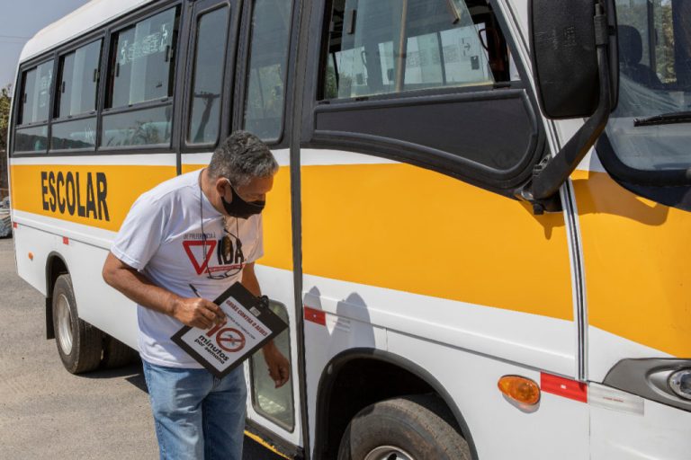 Detran Goiás realiza vistoria do transporte escolar em Catalão