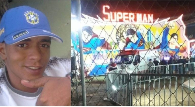 Jovem morre esmagado em parque de diversões no interior de SP