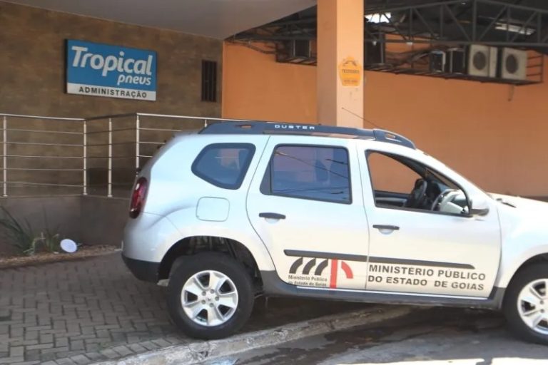Empresa Tropical Pneus é alvo de operação que investiga fraudes licitatórias, em Goiás