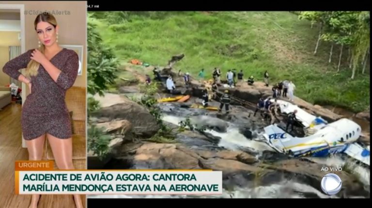 Marília Mendonça é resgatada após avião em que a cantora estava cair em MG, diz assessoria