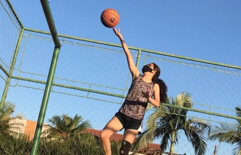 Aluna catalana está na Seleção Goiana de Basquete Feminino que vai disputar o Campeonato Brasileiro