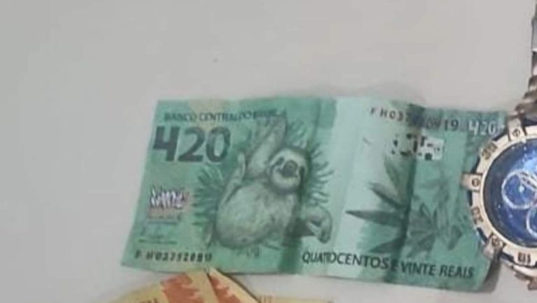 Polícia apreende nota de R$ 420 com adolescente no ES