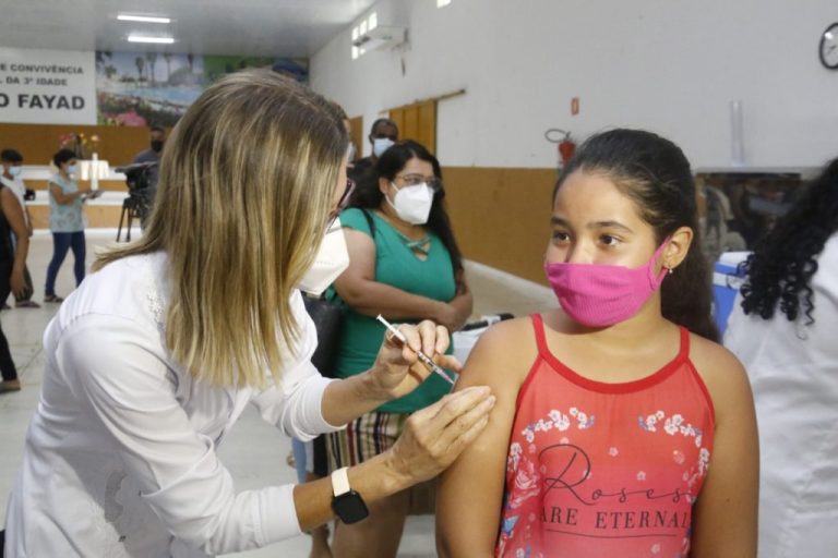 Saúde de Catalão começa a vacinar crianças a partir de 8 anos de idade