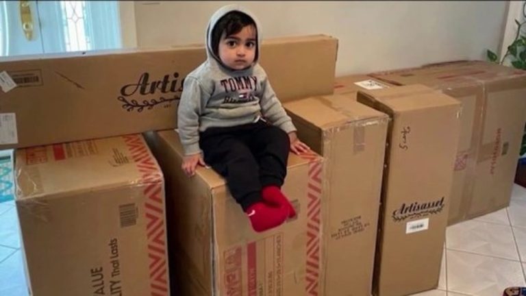 Criança de 2 anos compra mais de R$ 10 mil em móveis ao brincar com celular da mãe