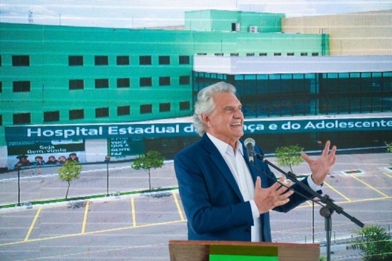Só inauguramos obra quando ela já está em plena condição de funcionamento”, diz Caiado ao entregar Hospital Estadual da Criança e do Adolescente
