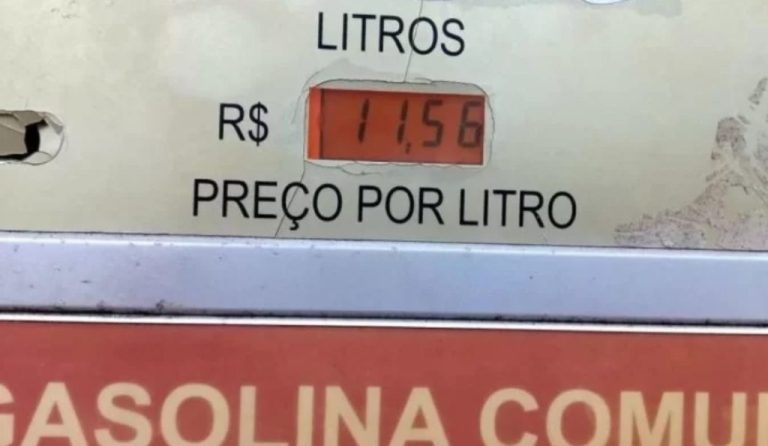 LITRO DA GASOLINA CUSTA R$ 11,56 NO INTERIOR DO ACRE
