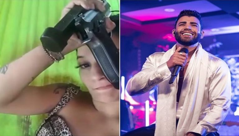 MULHER EXIBE ARMA E AMEAÇA GUSTTAVO LIMA: ‘VAI SER O ÚLTIMO SHOW’