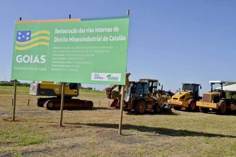 GOVERNADOR LANÇA OBRAS PARA RESTAURAÇÃO DO DISTRITO MINEROINDUSTRIAL (DIMIC) DE CATALÃO