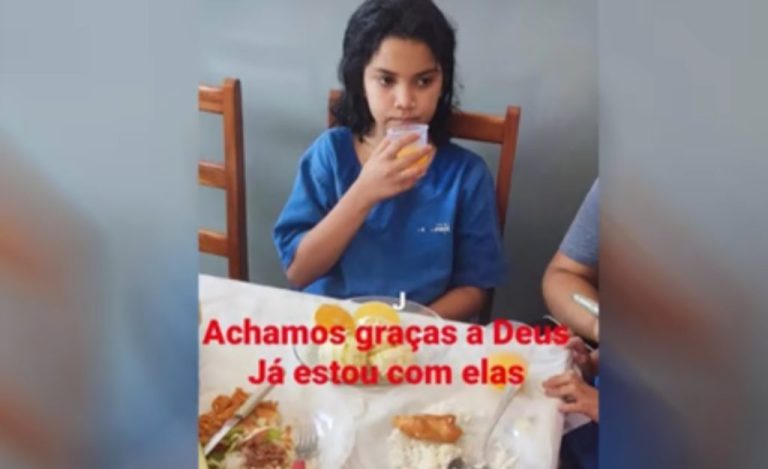 APÓS 5 DIAS SEM COMER, AVÓ E NETAS DESAPARECIDAS PEDIRAM FRUTAS DURANTE O RESGATE EM GOIANÁPOLIS