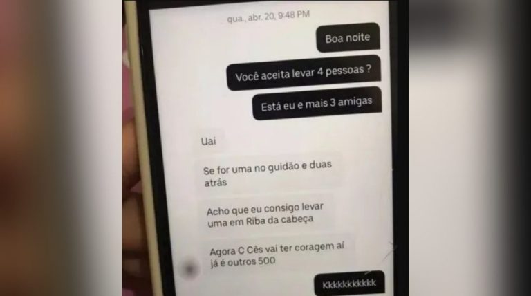 AMIGAS SE CONFUNDEM AO PEDIR CORRIDA POR APP EM GOIÂNIA E CONVERSA VIRALIZA