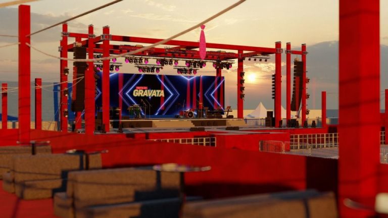 ESTRUTURA NA FESTA DO GRAVATA PROMETE IMPRESSIONAR CATALANOS