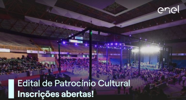 ENEL ANUNCIA R$ 3 MILHÕES EM PATROCÍNIO A PROJETOS CULTURAIS EM GOIÁS