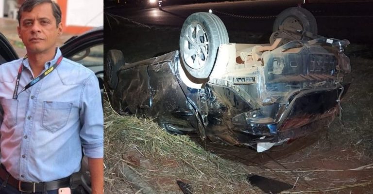 APÓS PERDER O CONTROLE E BATER EM BARRANCO NAS MARGENS DA BR-050, MOTORISTA CAPOTA VEÍCULO E MORRE AO SER ARREMESSADO POR 30 METROS