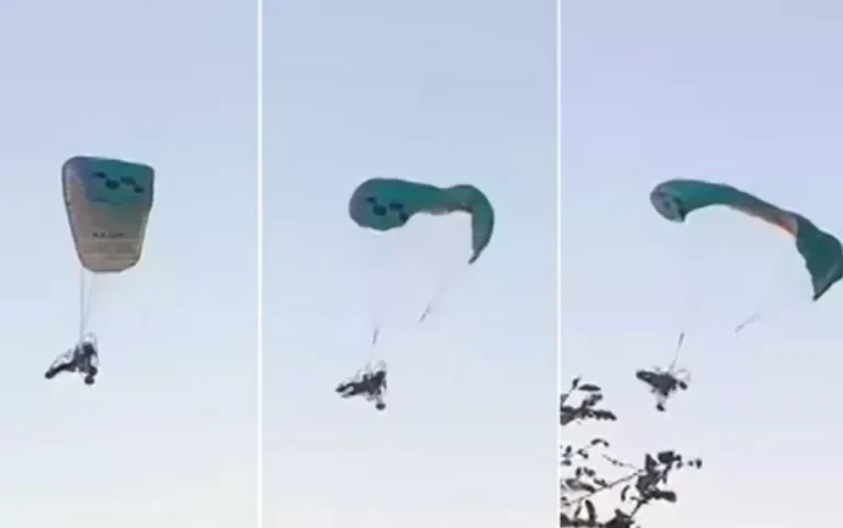 VÍDEO: HOMEM DE 52 ANOS DE IDADE MORRE APÓS QUEDA DE PARAPLANO, EM APARECIDADE DE GOIÂNIA