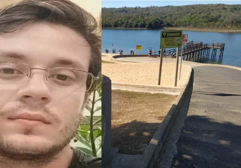 RAPAZ DE 23 ANOS DE IDADE SE AFOGA E MORRE NO LAGO CORUMBÁ AO SALVAR CRIANÇA, EM CALDAS NOVAS