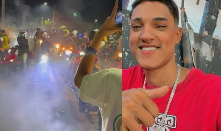 MOTOCICLISTAS DE CATALÃO FAZEM ACELERAÇO PARA HOMENAGEAR THIAGO SILVA, JOVEM DE 18 ANOS DE IDADE QUE MORREU VÍTIMA DE GRAVE ACIDENTE NO CENTRO DE CATALÃO